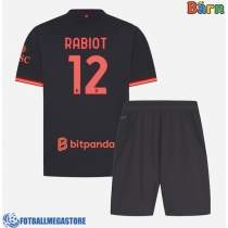 Fotballdrakt Barn AC Milan Adrien Rabiot #12 Tredjedraktsett 2026-27 Kortermet (+ Korte bukser)